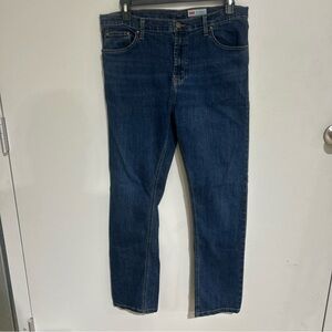 Wrangler Men’s DENIM BLUE Jeans 36x32 SLIM Straight Fit PREMIUM QUALITY.